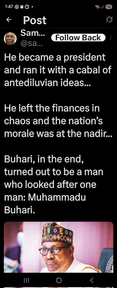 First, it was Tinubu's man Friday Sam Omatseye, and now it is a member of Tinubu's kitchen cabinet Onanuga leading the Anti Buhari campaign before the Man is even buried and members of the Corn 🌽 Clave will have you believe Kabiyesi is unaware of the actions of his emiseries.