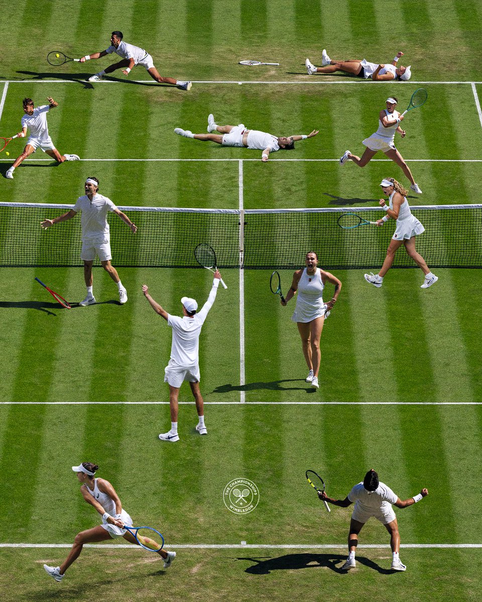 Wimbledon's tweet image. A truly unforgettable Fortnight, with countless memories 🌱✨
#Wimbledon
