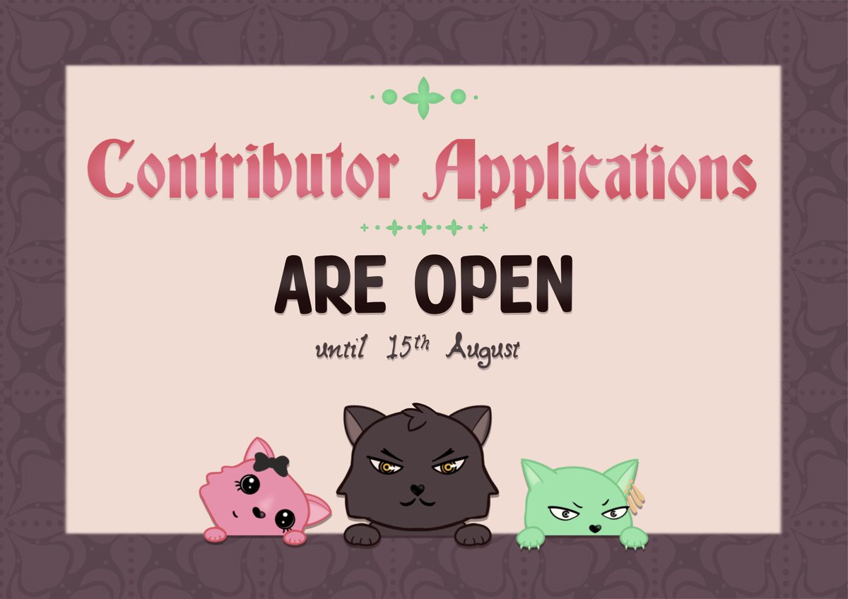 GothFamilyZine's tweet photo. Contributor Applications are OPEN!! ✨

Contributor Applications will remain open until August 15! We are looking for:
~Writers
~Page / Comic / Spot Artists
~Merch Artists 

Find more details in our Carrd! https://t.co/rYo0eKeUqM https://t.co/8B1cvw5Fgp