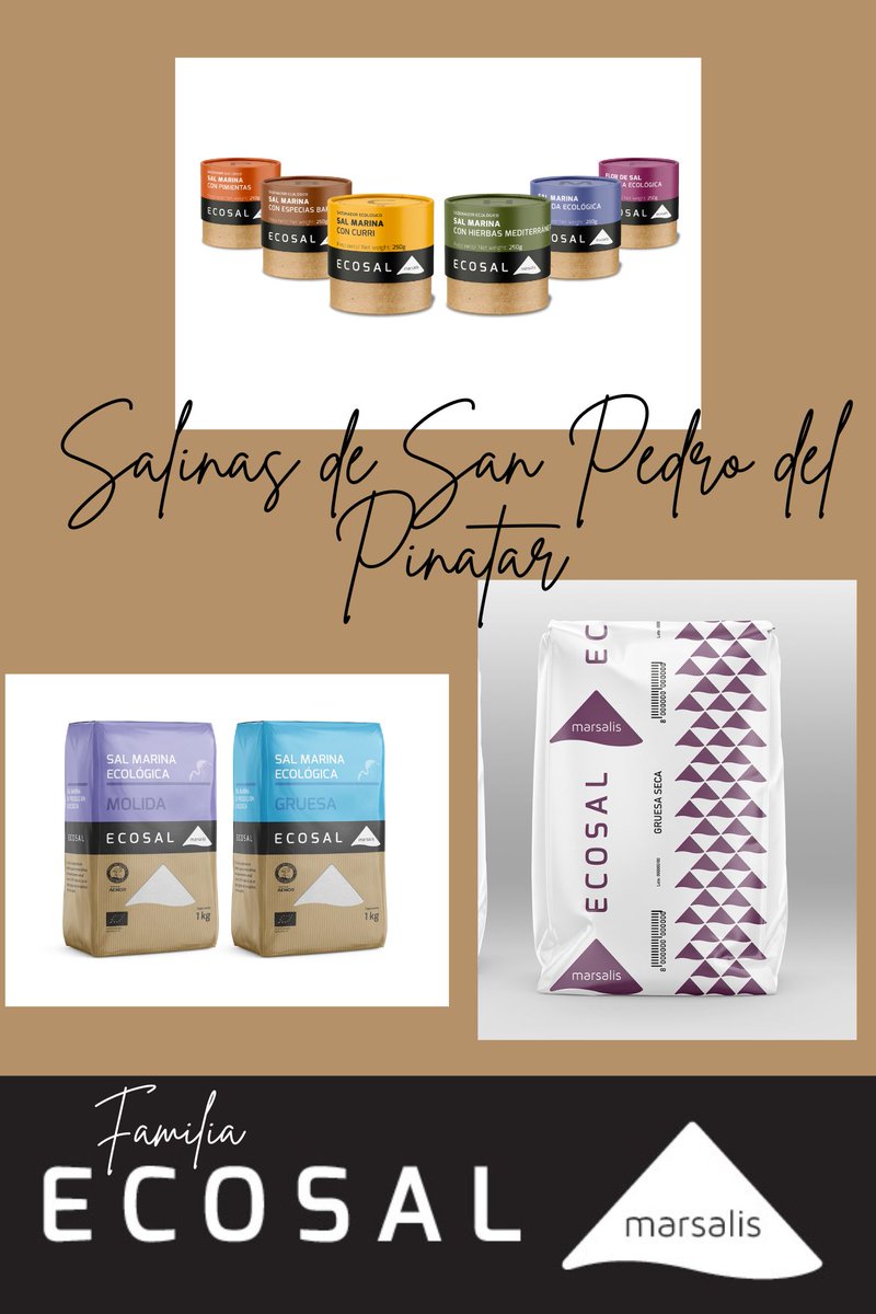 Al fin hemos completado la familia de Sal Marina Ecológica de las Salinas de San pedro del Pinatar, Os presentamos nuestro gran formato, saco de 25 kg. 100% Sal Marina 100% Sal Ecológica.📷