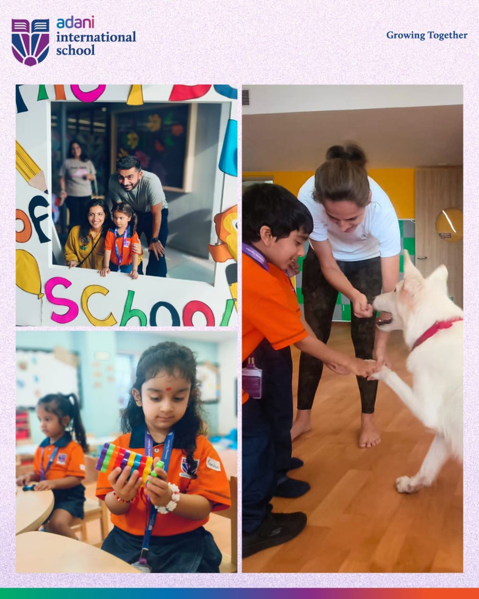 Adani International School tweet media