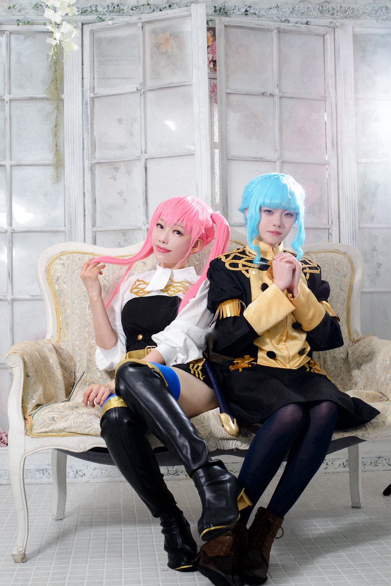 【⚠️コスプレ/cosplay】※ヒルマリ
ファイアーエムブレム風花雪月 fe3h
Fire Emblem: Three Houses.

🩷🩵

ヒルダ:あむ
マリアンヌ:Haruさん(<a href="/Haru_haruharu4/">Haru</a>)

Photo by ライム(<a href="/lyme_green/">ライム</a>)
#fireemblemcosplay