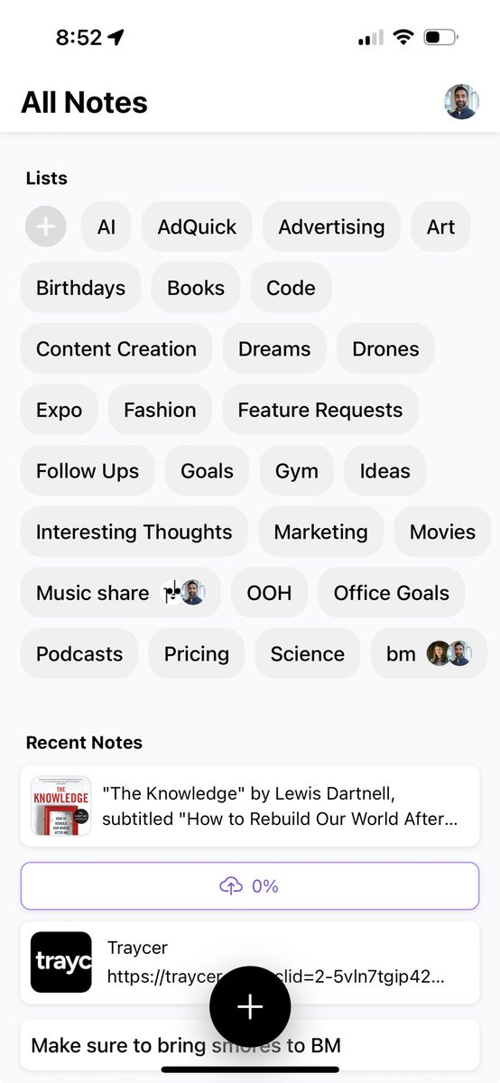Cortex still getting regular usage from just myself. Need to add search. Rereading ⁦<a href="/BrianNorgard/">Norgard</a>⁩’s X wisdom in prep for this weekends hacking