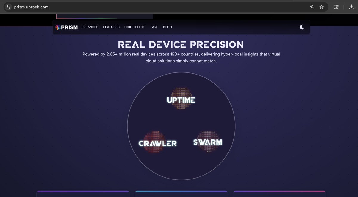UpRockCom's tweet image. What Can a DePIN Network Do That Traditional Methods Can’t?
Let’s start with this:
Traditional systems rely on centralized infrastructure — limited in reach, costly to scale, and prone to single points of failure.
A DePIN (Decentralized Physical Infrastructure Network) flips…