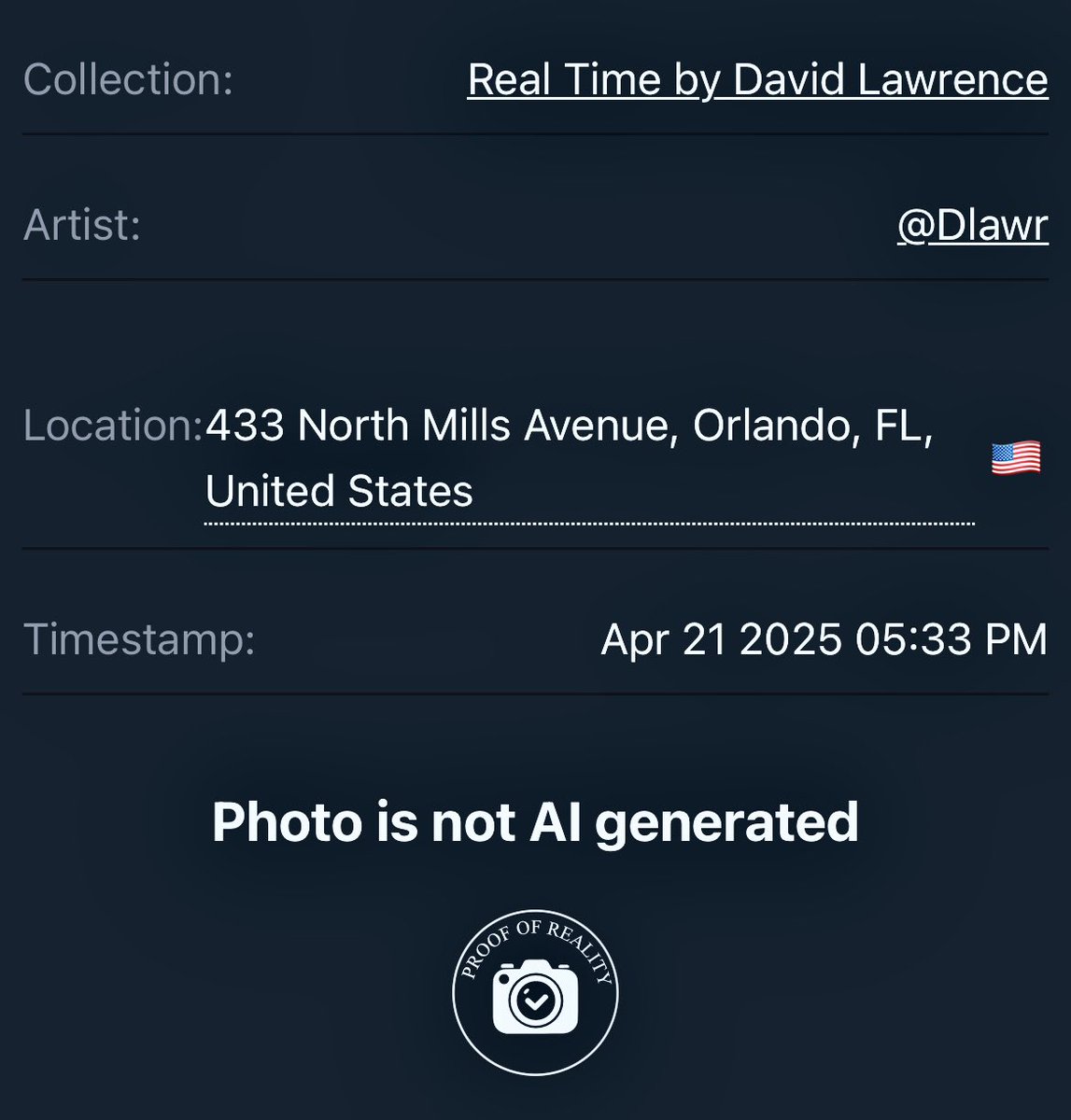 On real.photos, every moment in time isn’t just photographed, it’s verified.