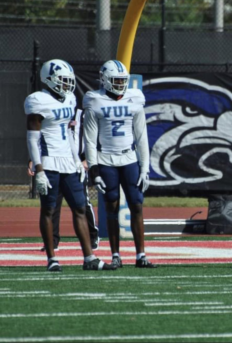 Nickie Lewis Jr. (@yuvgk5nickie) on Twitter photo #AGTG After a great conversation with <a href="/CofbAndersonVUL/">Coach Anthony Anderson</a> I’m blessed to receive a offer from Virginia University of Lynchburg🐉🩵🤍
<a href="/SKYLINEfb/">Skyline Football</a> <a href="/BunTh3_Que/">🅱️un 📍</a> <a href="/Coach_Lowery14/">Terrence Lowery</a> <a href="/Myke_Sixx/">Coach Myke</a> <a href="/DareceRoberson/">Coach Roberson</a> <a href="/jrg1911/">JASON GARRETT | HC</a> <a href="/JahmikalE/">Coach Edwards</a> <a href="/FootballVul/">VUL Football</a> #AGTG After a great conversation with <a href="/CofbAndersonVUL/">Coach Anthony Anderson</a> I’m blessed to receive a offer from Virginia University of Lynchburg🐉🩵🤍
<a href="/SKYLINEfb/">Skyline Football</a> <a href="/BunTh3_Que/">🅱️un 📍</a> <a href="/Coach_Lowery14/">Terrence Lowery</a> <a href="/Myke_Sixx/">Coach Myke</a> <a href="/DareceRoberson/">Coach Roberson</a> <a href="/jrg1911/">JASON GARRETT | HC</a> <a href="/JahmikalE/">Coach Edwards</a> <a href="/FootballVul/">VUL Football</a>