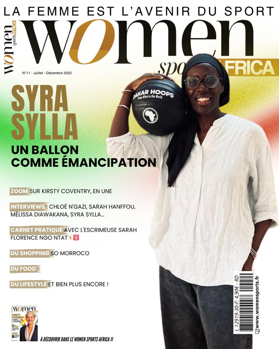 Syrra Sylla est dans le nouveau #WomenSportsAfrica 😍 Sacrée sacrée « Championne de l’égalité des genres, de la diversité et de l’inclusion » 2024 pour l’Afrique par le Comité international olympique (#CIO), elle revient sur son parcours inspirant ▶️africa.womensports.fr/women-sports-a…