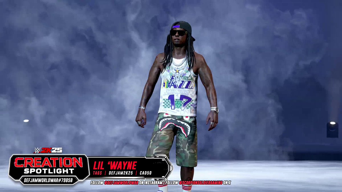 KayfabeConcepts's tweet image. You won't see official DLC of any celeb, rapper, superstar etc that comes closes to this. This is remarkable work and a creator you need to fave! ... Featured in more detail on the next Spotlight vid soon. @CJ_CAD50 #WWE2k25