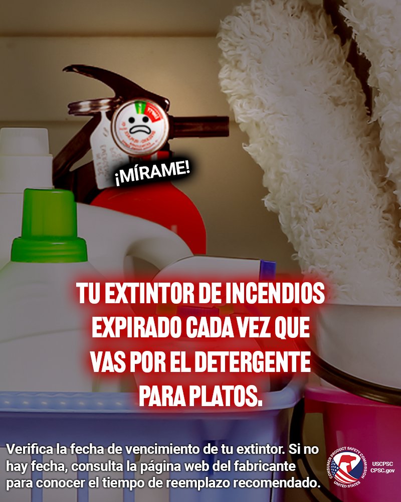 SeguridadConsum's tweet photo. No ignores a tu extintor de incendios. https://t.co/5QRjLBpQrS