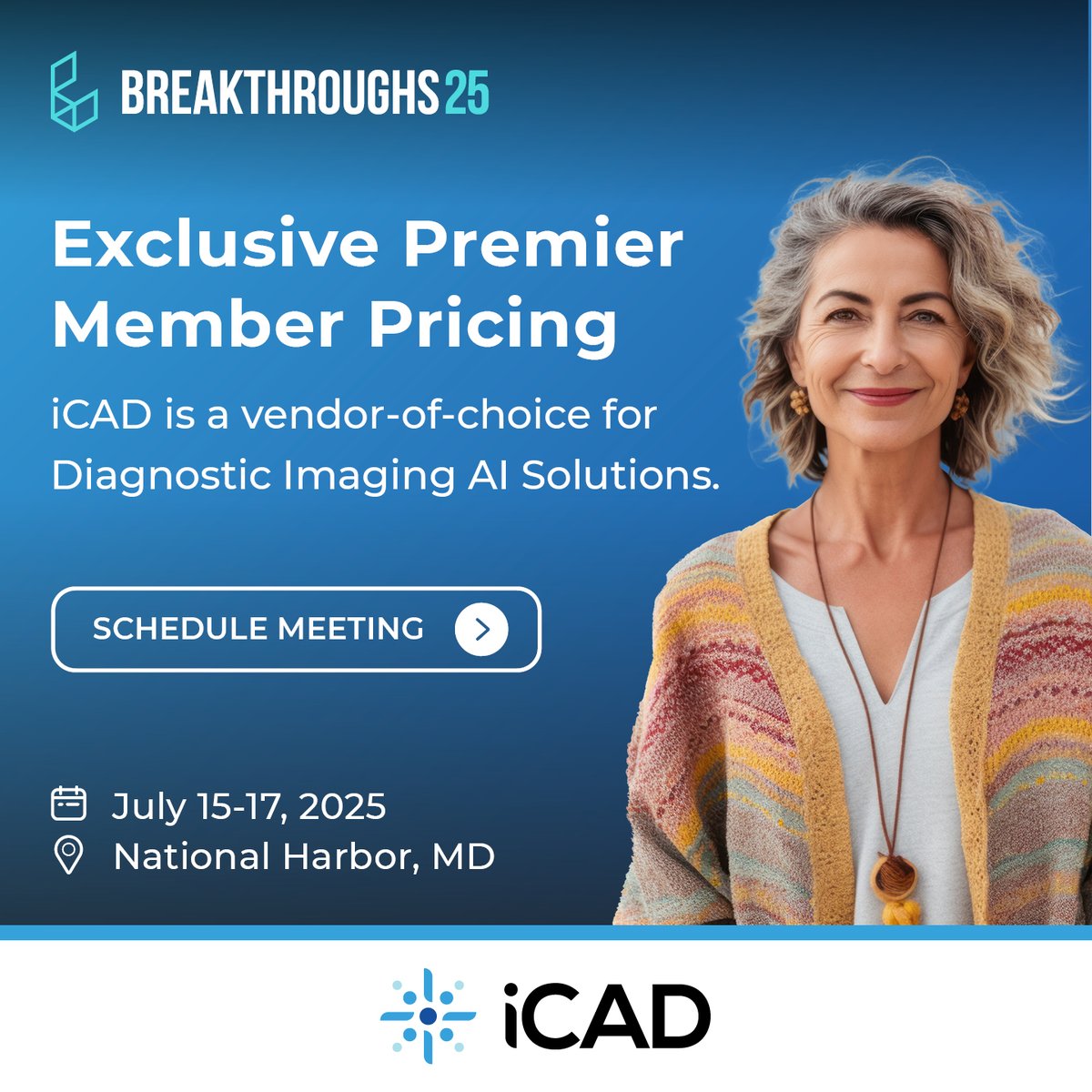 [#Breakthroughs25] It’s Day 1 of the show! We’re proud to be awarded a national group purchasing agreement with Premier, Inc., making it easier than ever for Premier members to access the ProFound Breast Health Suite.

Let’s Connect: bit.ly/4li3Uld