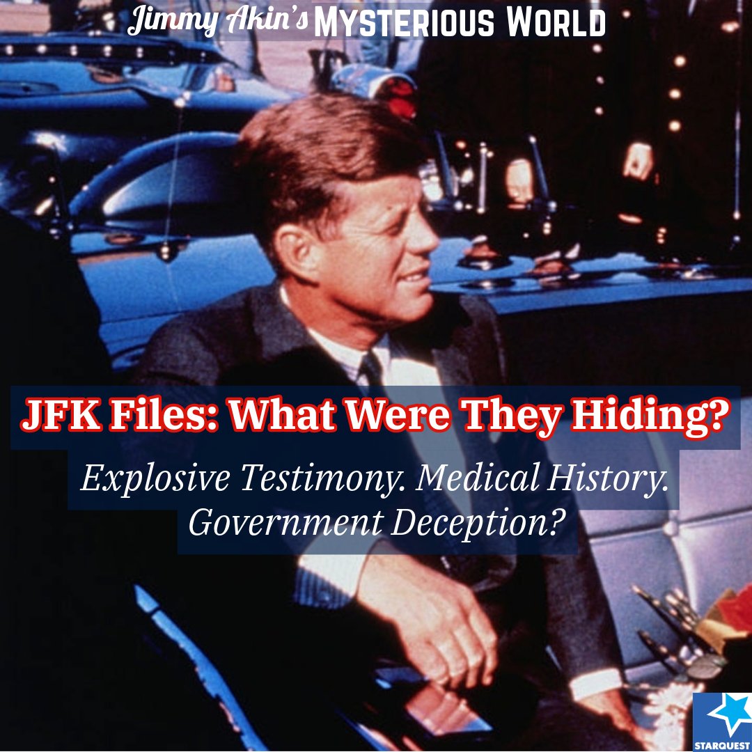 sqpn's tweet image. New congressional testimony raises one BIG question:
Was JFK really killed by a lone gunman?
💣 Missing files
📷 Altered photos
🧠 Vanished brain
🕵️ Secret CIA ties to Oswald?
Jimmy Akin investigates. mysterious.fm/373
#JFKAssassination #MysteriousWorld