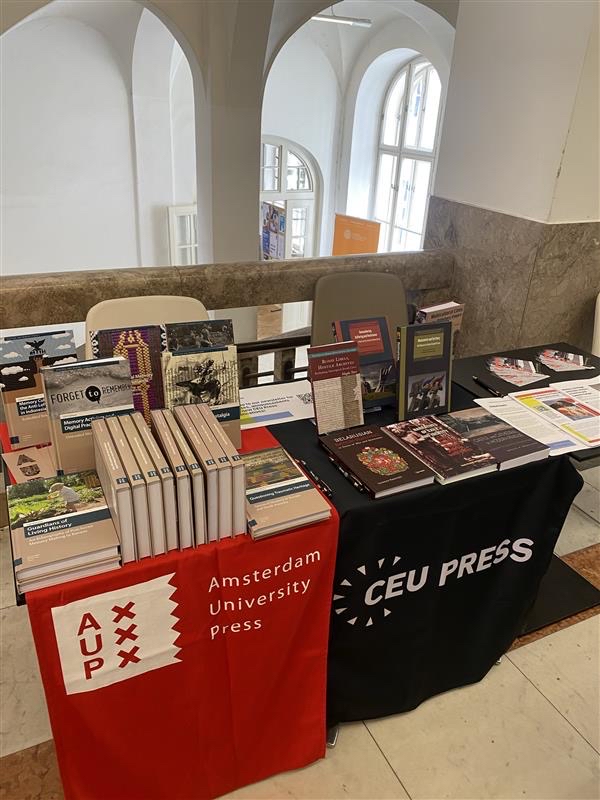 CEUPress's tweet image. This week you’ll find us at the #MemoryStudies Association conference in the beautiful Charles University Faculty of Arts building in Prague!
Drop by to browse our latest books or discuss your next #heritage #memory studies book project with us.
#MSA2025 #MSA