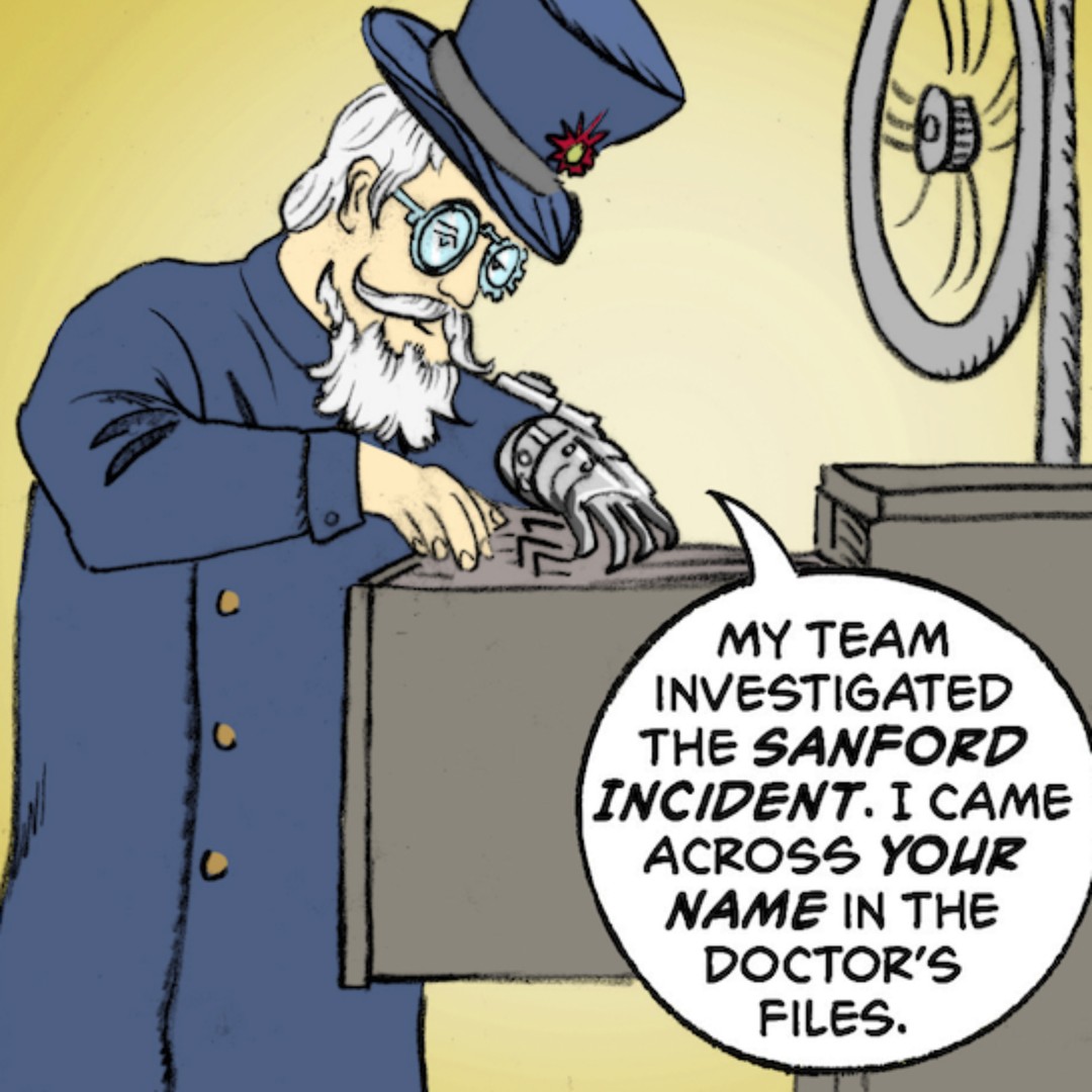 "It was no accident!" Today’s #ComicDrop peels back another layer of Copperhead’s past. 
🔗 rfj.tips/CuYxbi
🕶️ Swing by our booth at #BHUSA — we’ll be decoding cybercrime with prizes in hand.

#CyberComic #RFJinLV #ComicDrop