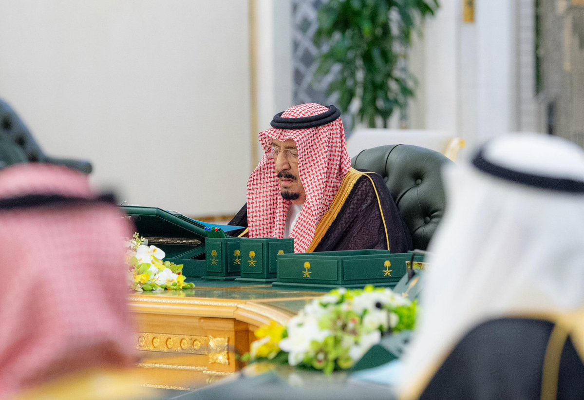 kh3lij_Arabi's tweet image. خادم الحرمين الشريفين الملك سلمان بن عبدالعزيز آل سعود، حفظه الله ورعاه، في أحدث ظهور له مساء اليوم. 🇸🇦❤
_