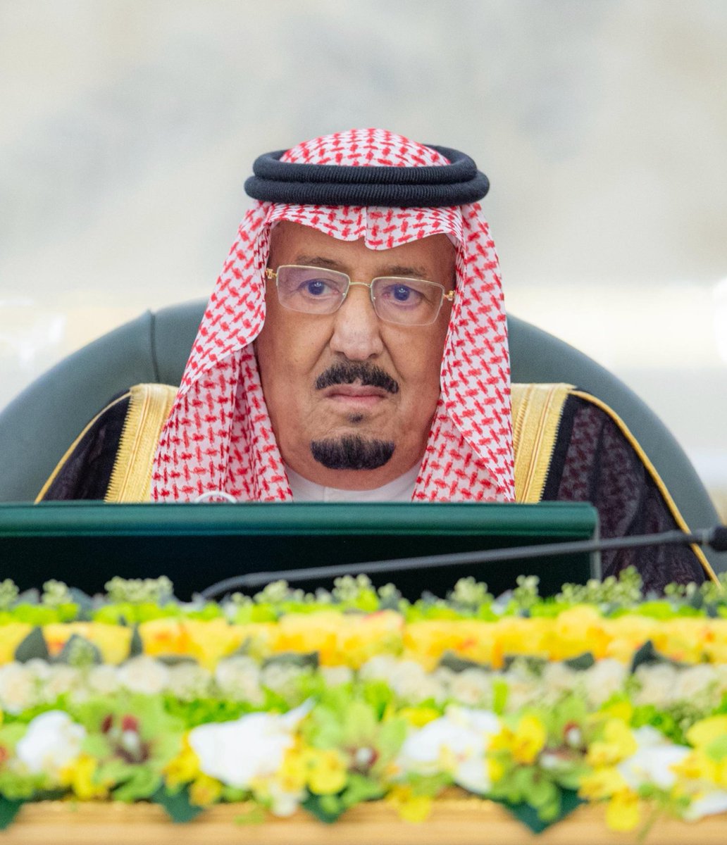 kh3lij_Arabi's tweet image. خادم الحرمين الشريفين الملك سلمان بن عبدالعزيز آل سعود، حفظه الله ورعاه، في أحدث ظهور له مساء اليوم. 🇸🇦❤
_