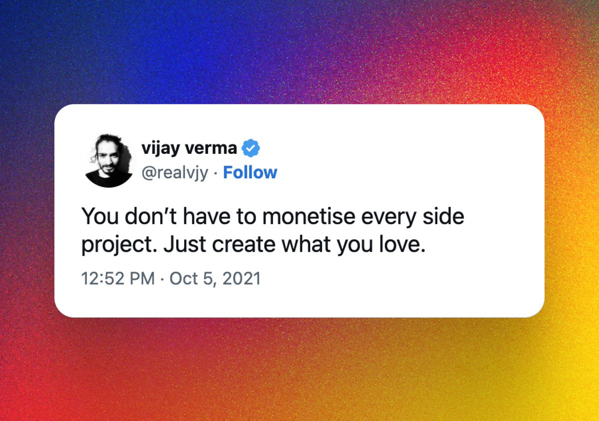 Stop waiting for permission.
Stop waiting for the perfect moment.
Go build that random thing you’ve been thinking about.
No matter how silly, how small, or how pointless it seems.

Snippets from new blog 54
