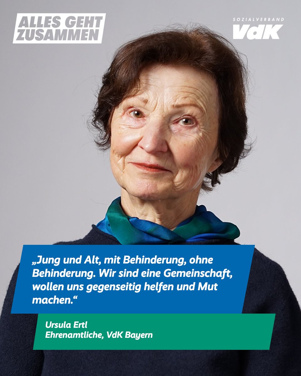 VdK_Deutschland's tweet image. Beim VdK engagieren sich Menschen für ein solidarisches Miteinander: Generationen übergreifend und offen für alle. ❤️ Infos zur Aktion #AllesGehtZusammen: vdk.de/allesgehtzusam…