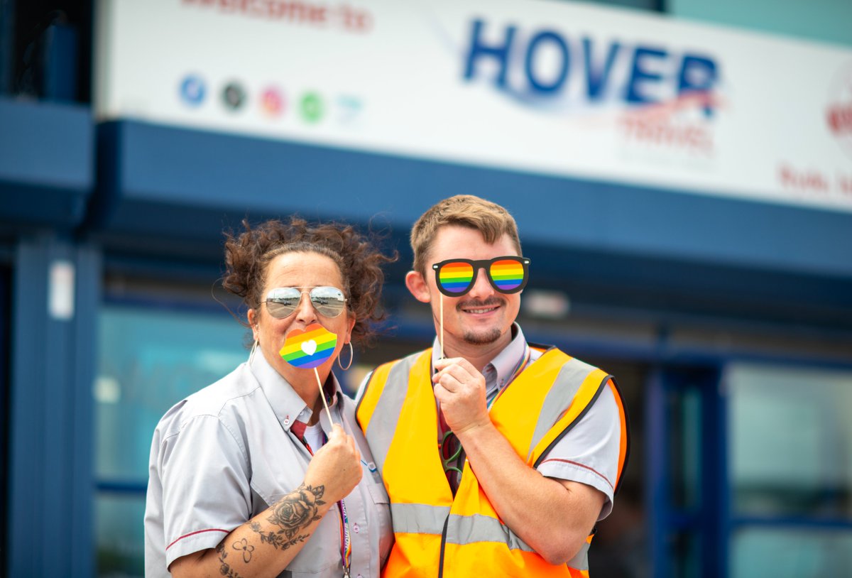 🌈 We’re the most colourful way to cross the Solent! 🏳️‍🌈

Proud to be a headline sponsor of Isle of Wight Pride — fast, fun &amp; fabulously proud. 🎉

✨ Join the celebration: hovertravel.co.uk/isle-of-wight-…

#HoverPride #IOWPride #Pride2025 #LoveIsLove #Hovertravel