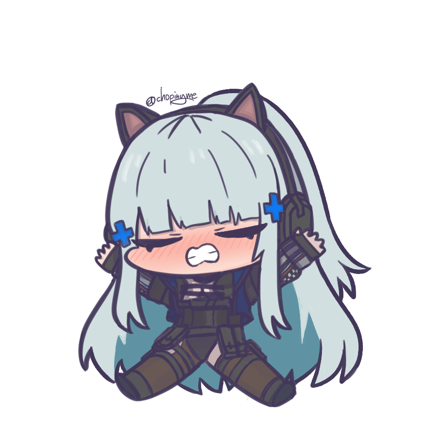 chopingme's tweet image. #クルカイ #HK416 #Klukai #ドールズフロントライン #ドールズフロントライン2 #少女前線 #少女前線2