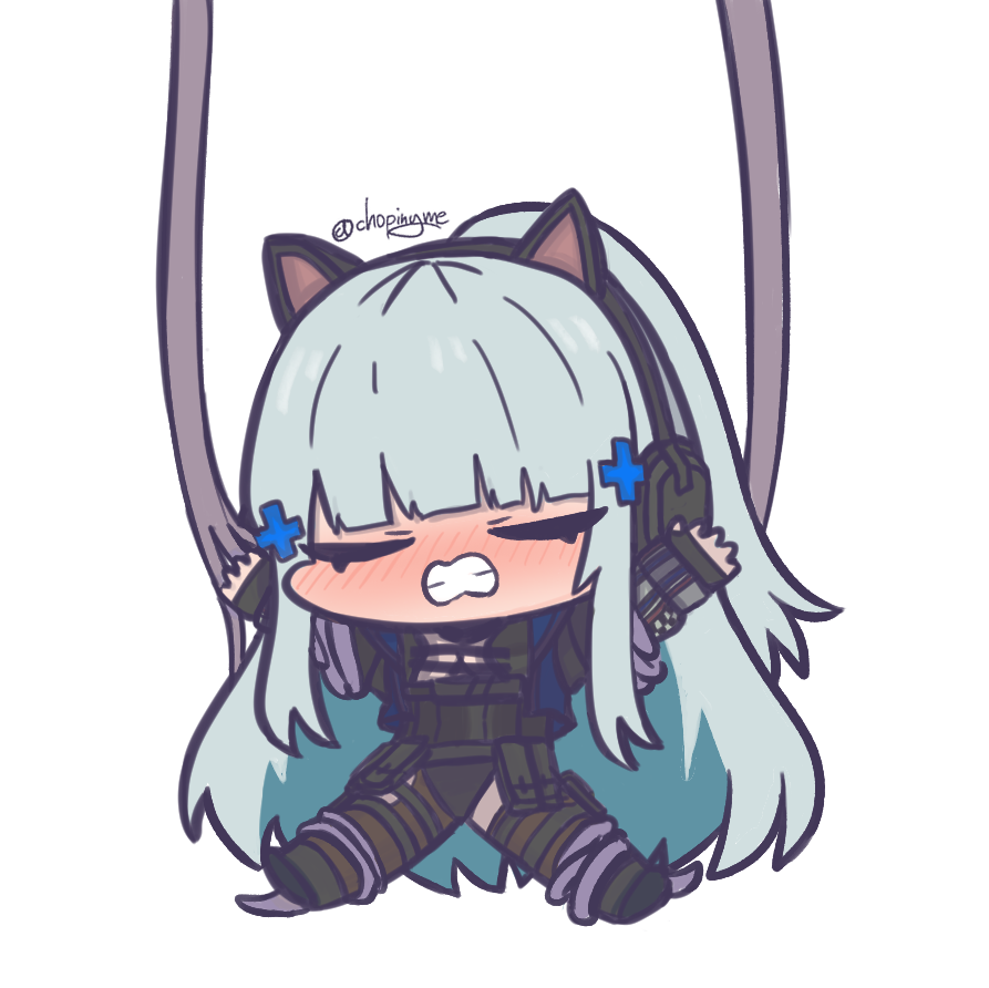 chopingme's tweet image. #クルカイ #HK416 #Klukai #ドールズフロントライン #ドールズフロントライン2 #少女前線 #少女前線2