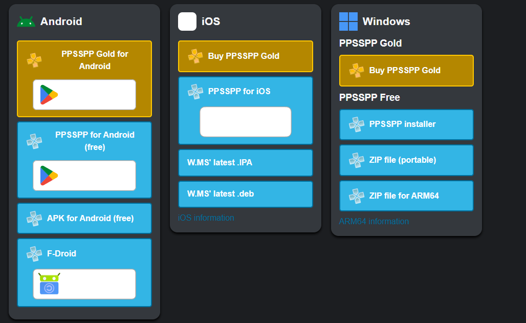 Henrik Rydgård                       +PSP+ EMU

UPDATE: v1.19.3

Descarga:
ppsspp.org/download/