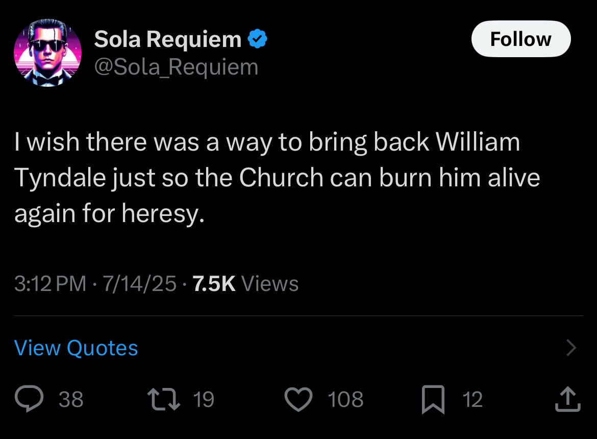 JennyWakefiel12's tweet image. The legacy of Roman Catholicism is one of hatred, violence, &amp;amp; m*rder towards God’s people who submit to the Bible as the sole infallible authority. RCC is a false pagan religion built upon lies, hatred, &amp;amp; the bodies of those who oppose it. It cannot be more clear.