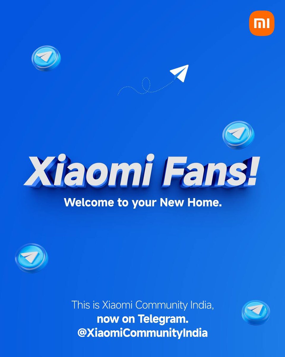 Srivatsa_23's tweet image. Hey @XiaomiIndia family! 🎉🥳❤️🔥
Just joined the official community on Telegram and it already feels like home. 🏡
@XiaomiIndia @Xiaomi @XFCBengaluru @pixelwithme @SudeepNbr @djasif