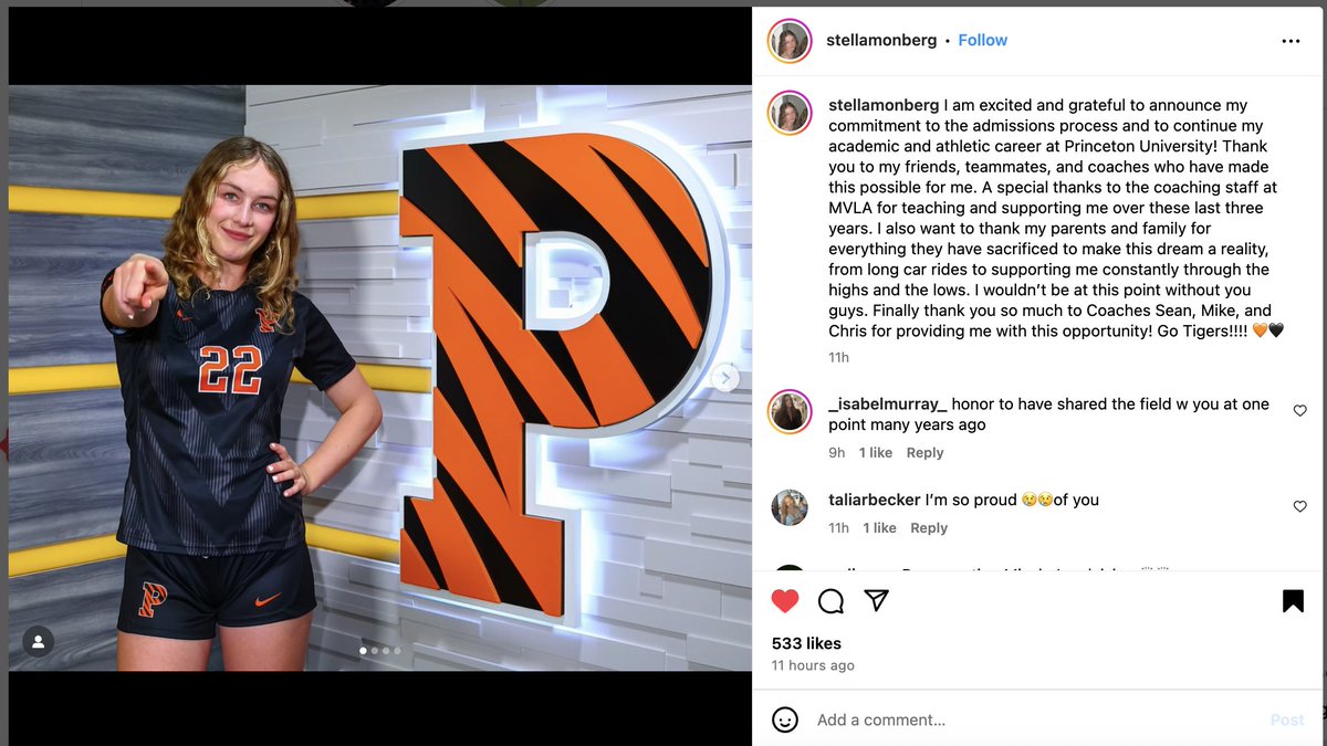 Congratulations ❤️ to this #ECNL player who has verbally committed to play college soccer!!