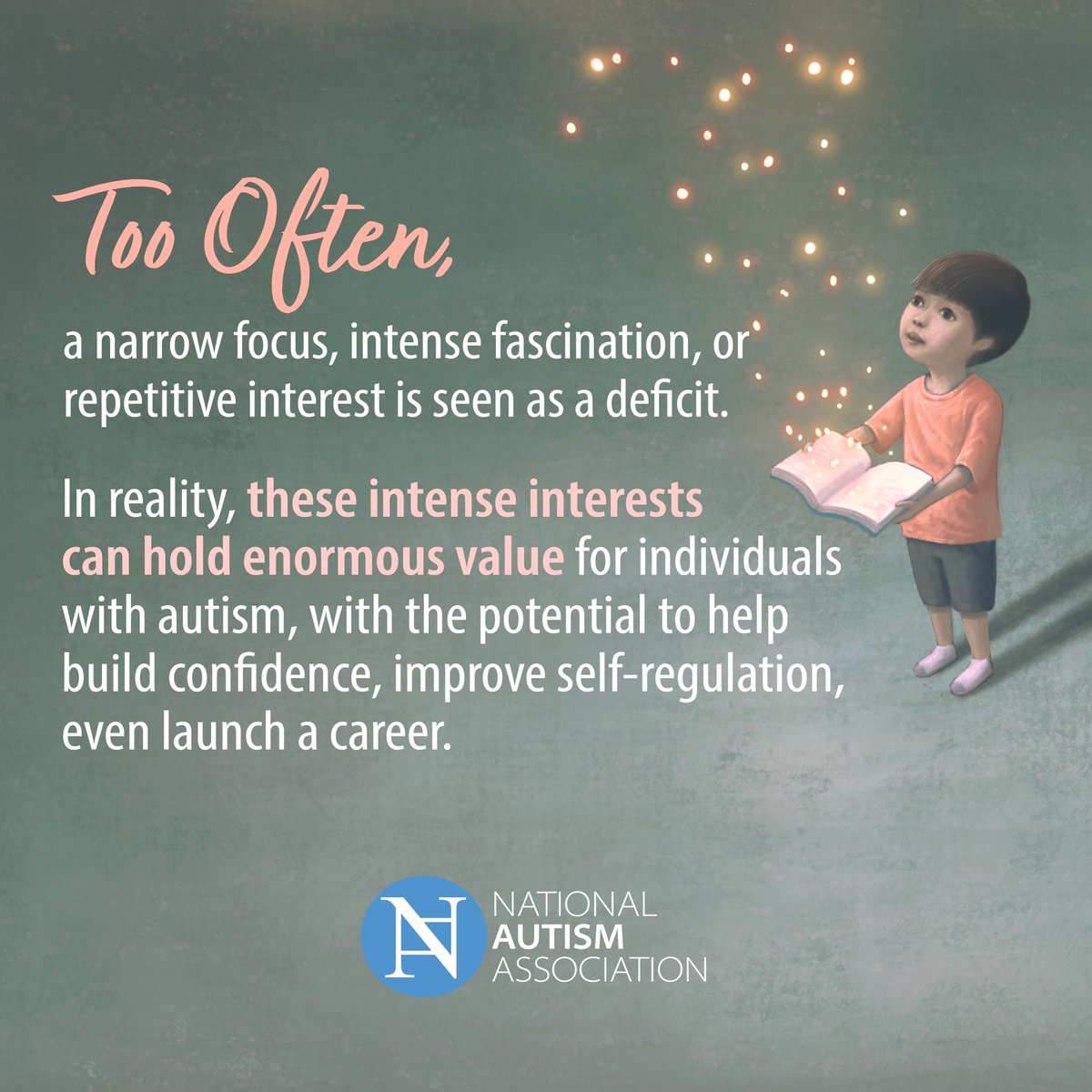 NationalAutism's tweet image. From trains and dinosaurs to maps, Legos, animation, even office supplies, unique & passionate interests can be incredibly valuable for those with #autism.