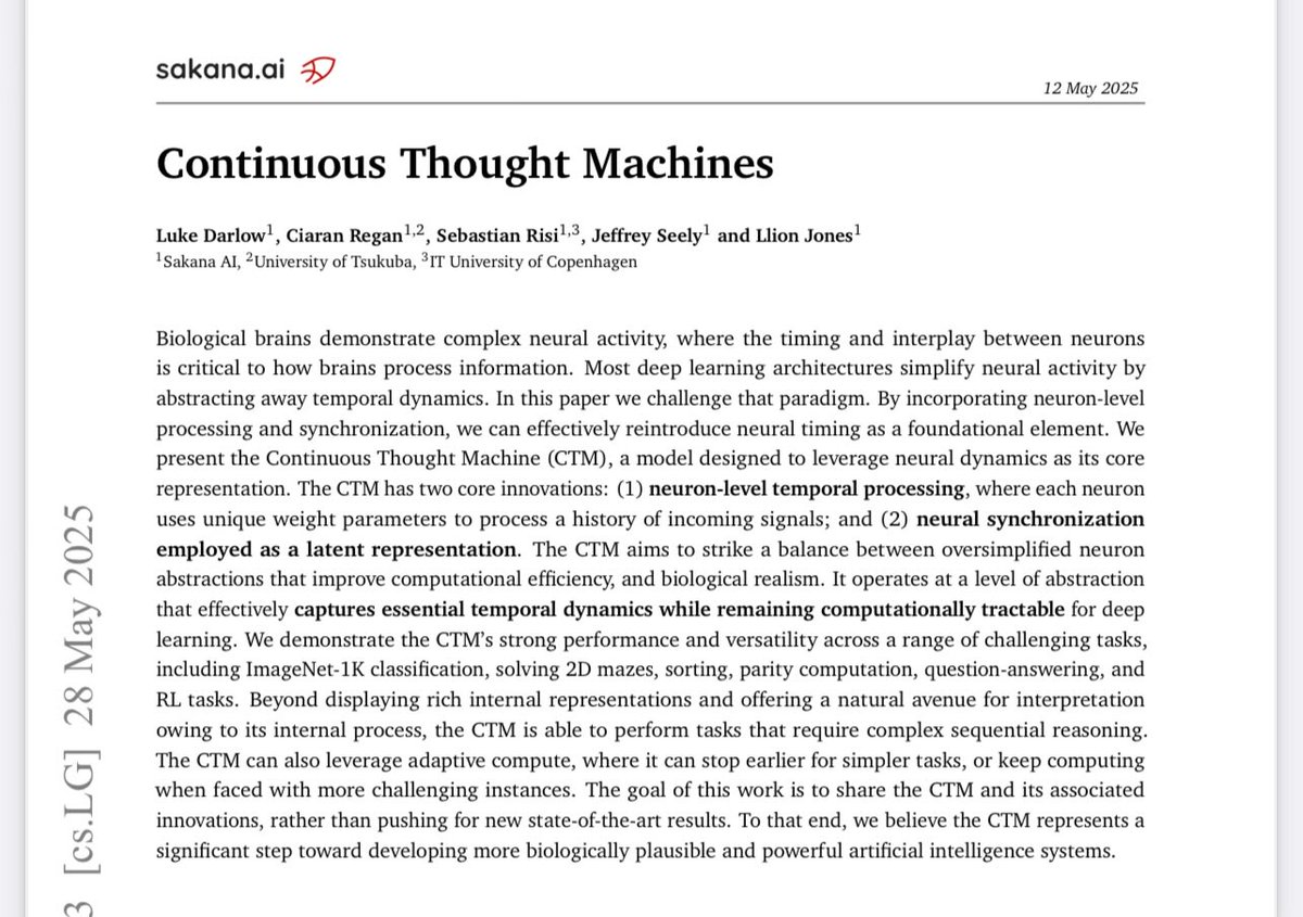 When i was doing spiking neural net research in college we thought a lot about trying to model nns to be more like the actual brain’s activation 

At the time, we saw either slightly better or same performance in mujoco tasks as the sota DRL algos 

Interesting things going on