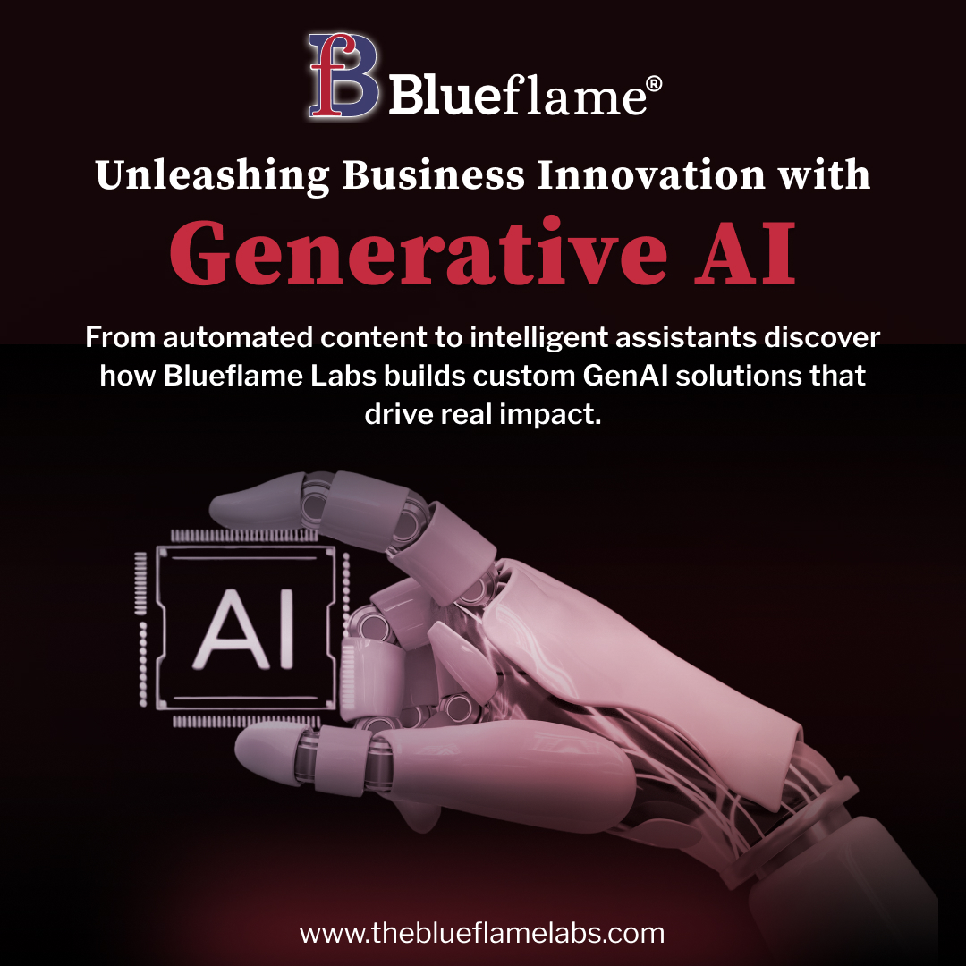 BlueFlame_Labs's tweet image. Transform the way you work with Generative AI.

From content automation to intelligent copilots, Blueflame Labs delivers tailored AI solutions that drive real results.

Ready to innovate? Contact us theblueflamelabs.com/contact-us/

#GenerativeAI #AIforBusiness #BlueflameLabs #AI