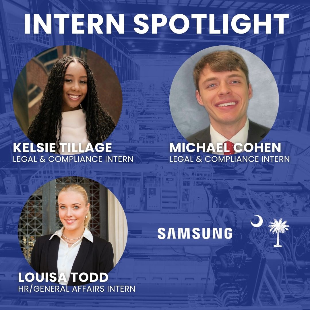 SamsungSC's tweet image. We are happy to announce our summer interns! Please join us in welcoming Kelsie Tillage, Michael Cohen and Louisa Todd!