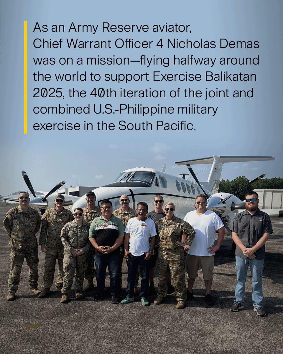 USArmyReserve's tweet image. Circumnavigating the Earth in a military turboprop aircraft requires meticulous planning and tremendous skill.
And one Army Reserve chief warrant officer recently accomplished the feat.
➡️ spr.ly/600344GTv