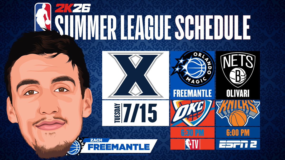 XavierMBB's tweet image. More #NBA2KSummerLeague action on deck for tonight!
#LetsGoX
