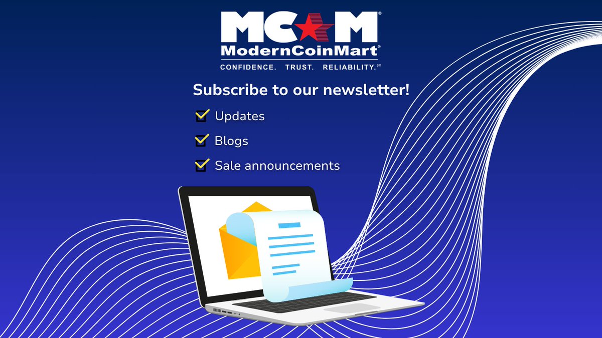 ModernCoinMart's tweet photo. ✅ Stay in the loop! Sign up for our newsletter and never miss a new release or exclusive offer.

📬 Sign up today https://t.co/DdIut9dCu1 

#ModernCoinMart #CoinCollectors #CoinCollecting #StackSilver https://t.co/7unIEjfPge