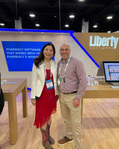 LibertySoftware's tweet image. Great time at McKesson ideaShare connecting with pharmacy owners and Liberty users like Xiaoyan Qin, an incredible example of how embracing technology can transform a pharmacy.

Thanks to everyone who stopped by to learn more about PharmacyOne. We're here to support your growth.