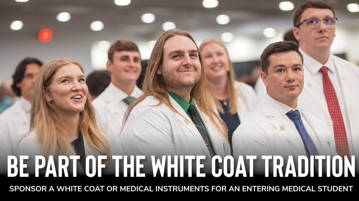Marshall School of Medicine (@musomwv) on Twitter photo Today’s the day! 🚨
Let’s suit up the next generation of <a href="/MUSOMWV/">Marshall School of Medicine</a> doctors! 🩺🎓
Sponsor a white coat and instruments for a #MUSOM2029 student before midnight!
Show your support today! 💚
🕛 Give now: bit.ly/4lfKJbr Today’s the day! 🚨
Let’s suit up the next generation of <a href="/MUSOMWV/">Marshall School of Medicine</a> doctors! 🩺🎓
Sponsor a white coat and instruments for a #MUSOM2029 student before midnight!
Show your support today! 💚
🕛 Give now: bit.ly/4lfKJbr