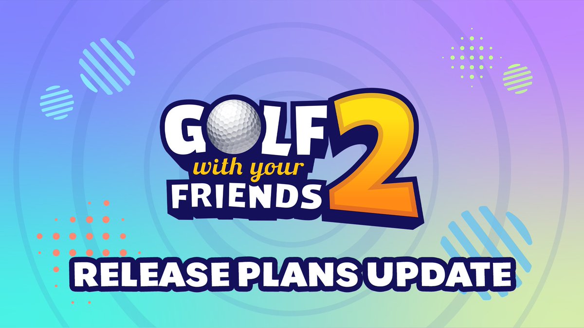 GolfWYF's tweet image. Golfers! Golf With Your Friends 2 will now release on all platforms in 2026, without a Steam Early Access period.
This was a tough decision, but it gives our team the time to pack in all the polish, content and chaos you expect!
Find out more: bit.ly/3IGNcxo