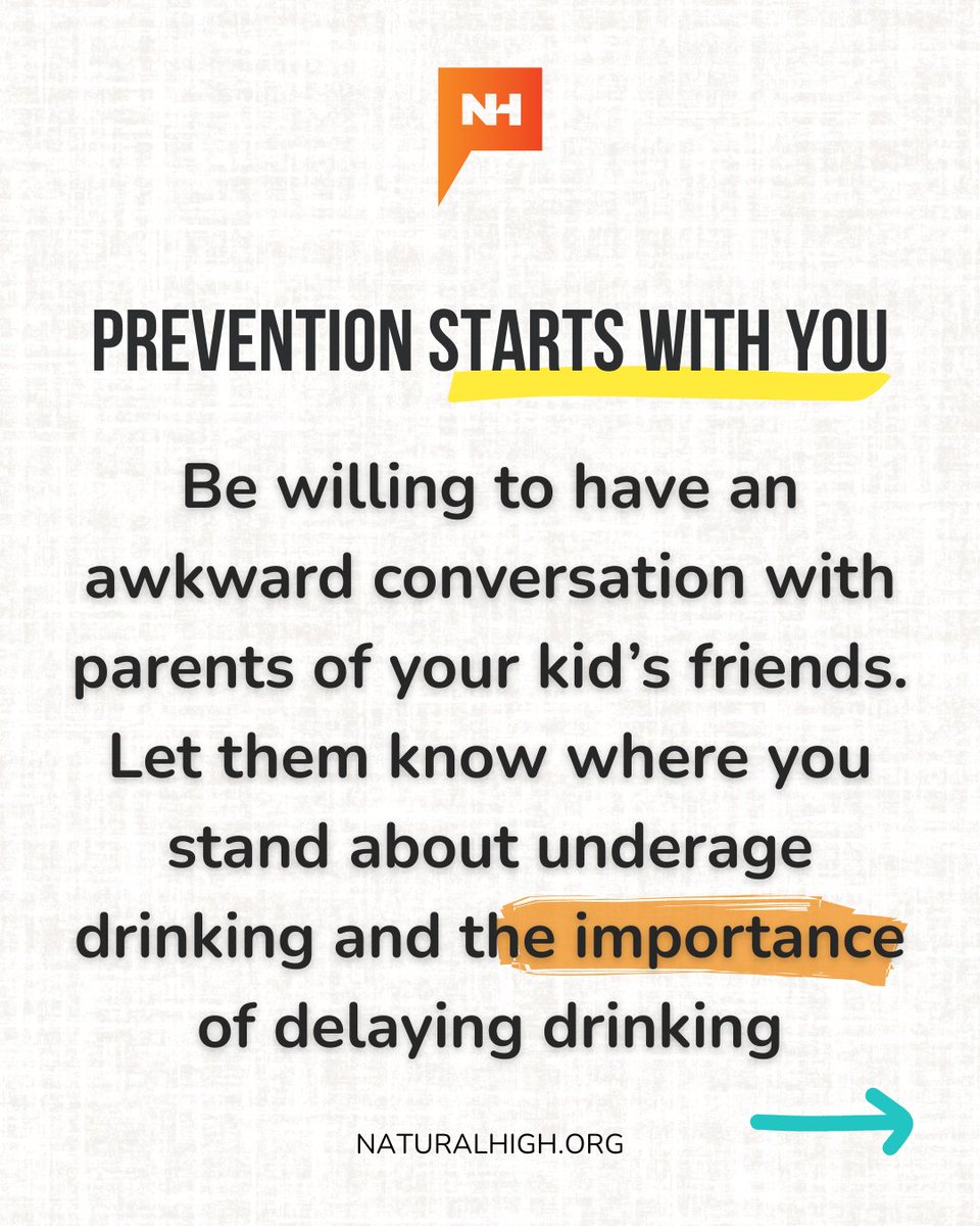 NaturalHigh's tweet image. One of the most powerful ways to prevent youth substance use? Delay the age of first use.
Delaying first use protects the developing brain & reduces risk-taking behaviors.
Read more - bit.ly/3TwOQEf
#NaturalHigh #DelayFirstUse #PreventionMatters