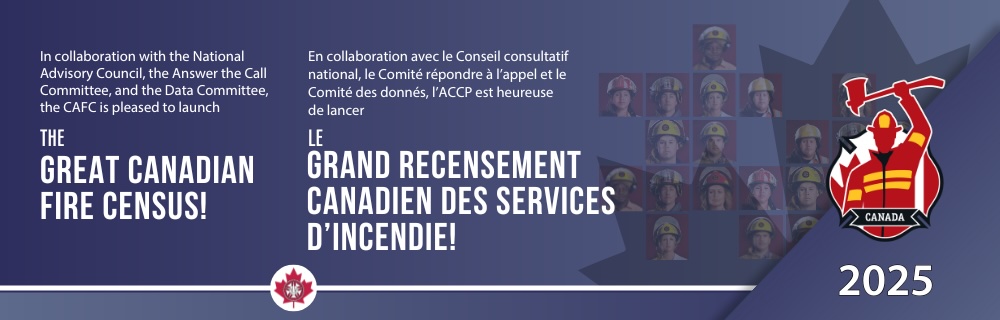 CdnFireChiefs's tweet image. It's the last week to get your data into @CdnFireChief Great Canadian Fire Census 2025! All data submitted in the Census plays a key role in providing an accurate snapshot of the needs of the Fire Sector. Add your data now at cafc.ca/page/Welcome20… #everyfiredepartmentcounts