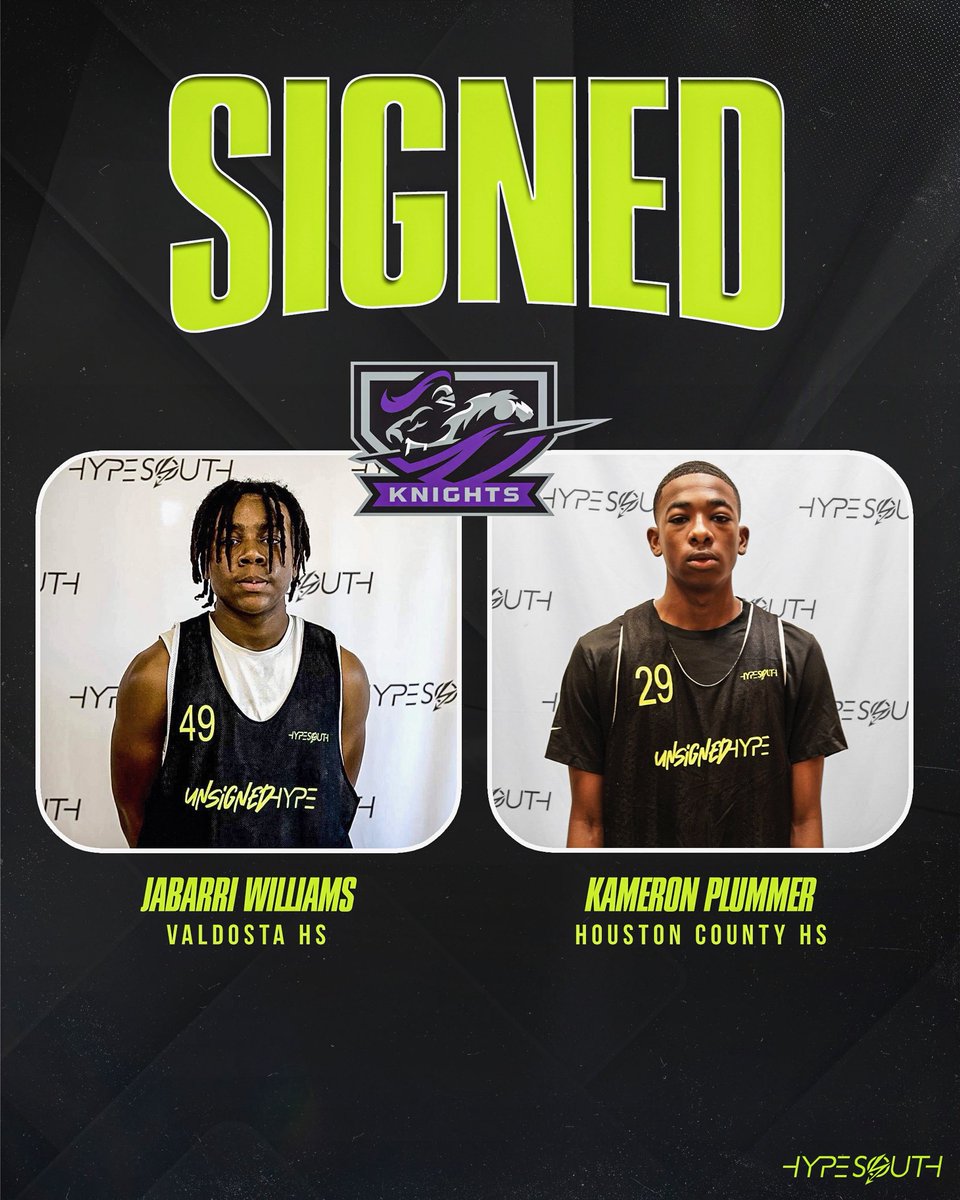 Hypesouth Media & Athletics (@hypesouthmedia) on Twitter photo <a href="/HypesouthMedia/">Hypesouth Media & Athletics</a> Unsigned Hype Camp alums Jabarri Williams and Kameron Plummer headline Middle Georgia State University’s 2025-26 signing class.
The Knights recently joined the Peach Belt Conference and are now an official NCAA Division-2 member.
STORY:
mgaknights.com/news/2025/7/14… <a href="/HypesouthMedia/">Hypesouth Media & Athletics</a> Unsigned Hype Camp alums Jabarri Williams and Kameron Plummer headline Middle Georgia State University’s 2025-26 signing class.
The Knights recently joined the Peach Belt Conference and are now an official NCAA Division-2 member.
STORY:
mgaknights.com/news/2025/7/14…