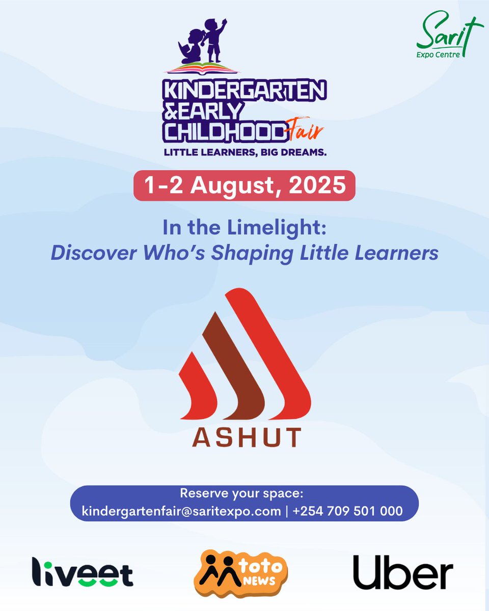 With a legacy of durability, comfort, and smart design, Ashut is transforming learning environments.
Come meet the team behind the desks! Visit Ashut Engineers at the Kindergarten &amp; Early Childhood Fair, happening 1–2 August 2025 at Sarit Expo Centre.
 #SaritExpoCentre