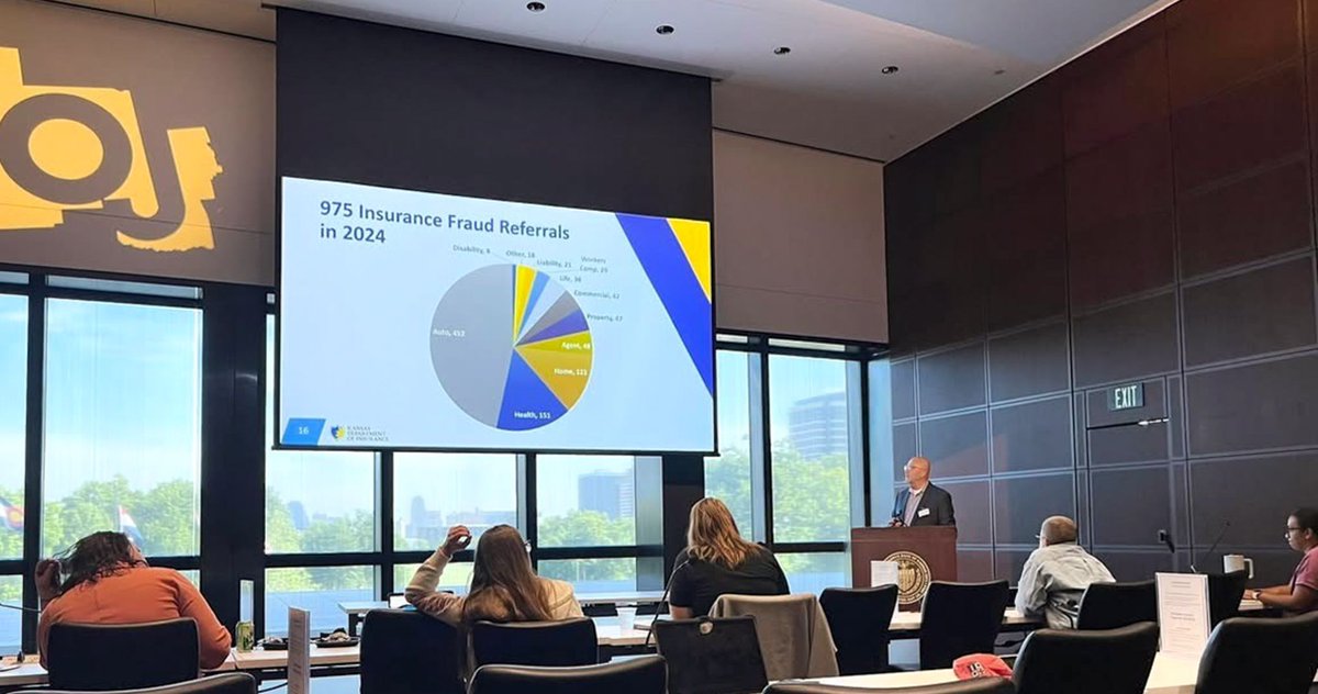 Last week Dan Klucas, the Assistant Commissioner of Insurance, Securities Division, participated in the Kansas Council for Economic Education Teacher Bootcamp. Dan presented about the Department's role in regulating, educating and advocating for Kansans. #insurance #securities