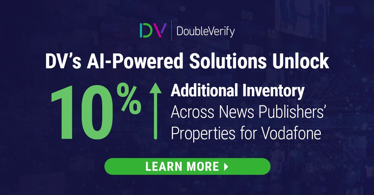DoubleVerify (@doubleverify) on Twitter photo 📈 DV's Authentic Brand Suitability helped <a href="/VodafoneGroup/">Vodafone Group</a> unlock 10% more inventory. The result? 80% lower Unsuitable Content Violation Rate compared to other DV advertisers:
Learn how Vodafone achieved these results and more: buff.ly/Zcma3zq 📈 DV's Authentic Brand Suitability helped <a href="/VodafoneGroup/">Vodafone Group</a> unlock 10% more inventory. The result? 80% lower Unsuitable Content Violation Rate compared to other DV advertisers:
Learn how Vodafone achieved these results and more: buff.ly/Zcma3zq