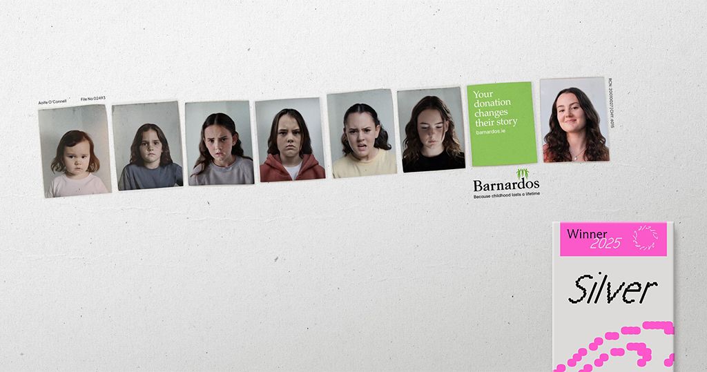 SimKat10's tweet image. So proud of our Barnardos Ireland work which picked up Silver and Bronzeat the Creative Circle Awards 😊😊😊