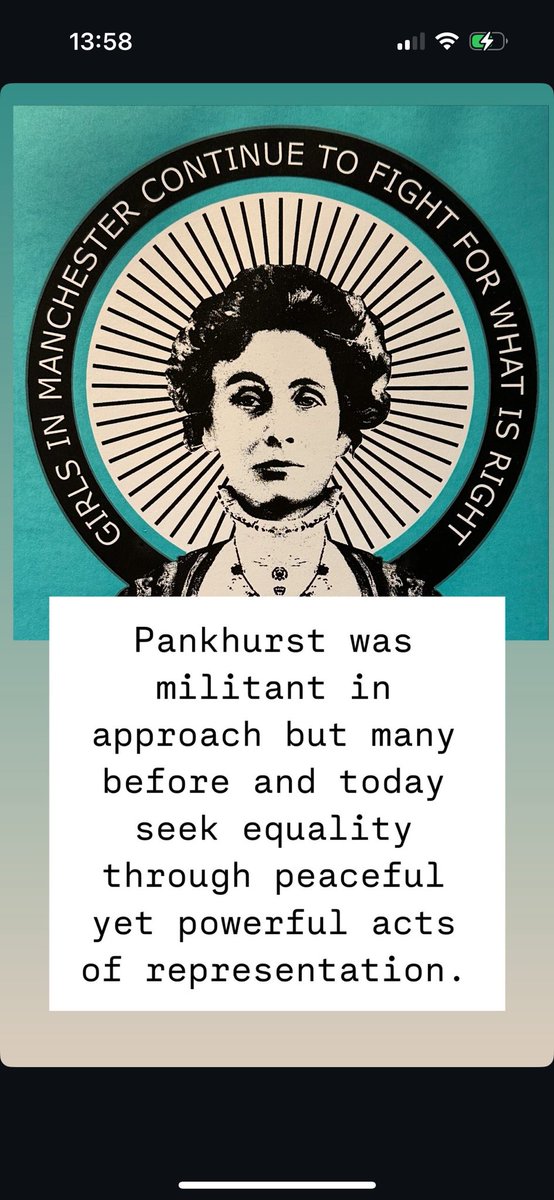 RealMancsy's tweet image. On the birthday of Emmeline Pankhurst I think of her as a teen. Age 14 she heard and was inspired by the great Lydia Becker when she spoke in Manchester about equality. Their methods differed yet many of us continue to strive for equality.
