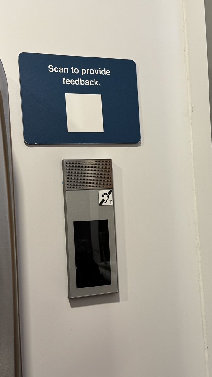 Matt ๐ณ๏ธโ๐ โฟ๏ธ (@tidaljunk) on Twitter photo Hello <a href="/northernassist/">NORTHERN ๐</a>! Just loving the feedback QR code in the accessible toilet at Manchester Oxford Road ๐คฃ๐คฃ
And no, this isnโt photoshopped or edited. Hello <a href="/northernassist/">NORTHERN ๐</a>! Just loving the feedback QR code in the accessible toilet at Manchester Oxford Road ๐คฃ๐คฃ
And no, this isnโt photoshopped or edited.