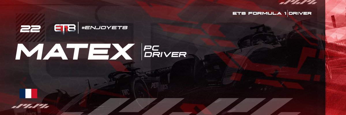 Today I'm announcing my departure from the F1 scene. 

I'm not enjoying F1 anymore and I think it's time to stop and start something new. Thanks to all the teams and people who have helped me over the past few years. But now i want to focus on Iracing 🙏

Leaving <a href="/ET8eSports/">ET8</a>