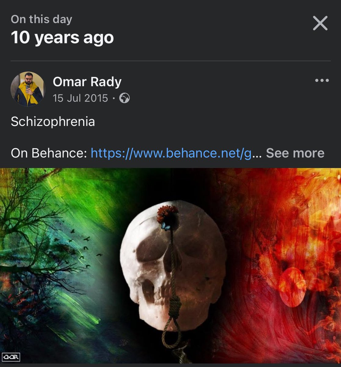 This boy is trying to make art