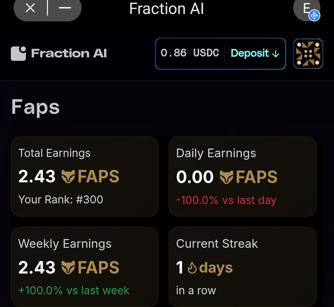 Perp338.lvl🆙 (@perp_338) on Twitter photo If you replied to this post yesterday
Go and check how many $FAPS you have earned yesterday
Check both fractals and FAPS
<a href="/FractionAI_xyz/">Fraction AI</a> If you replied to this post yesterday
Go and check how many $FAPS you have earned yesterday
Check both fractals and FAPS
<a href="/FractionAI_xyz/">Fraction AI</a>